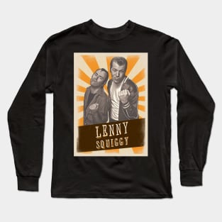 Vintage Aesthetic Lenny and squiggy Long Sleeve T-Shirt